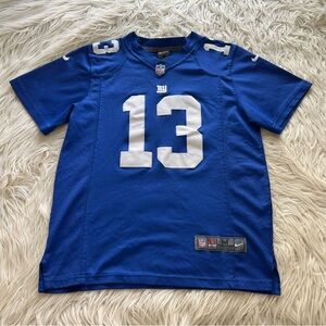 Nike On Field Odell Beckham Jr. New York Giants Kids Youth M Blue Jersey #13